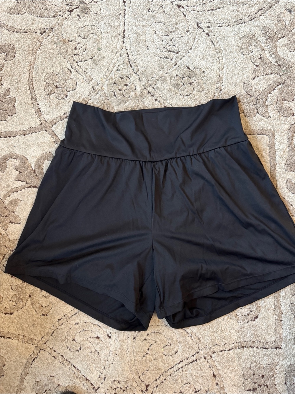 HALARA High-Waist Flowy Athletic Shorts in Black